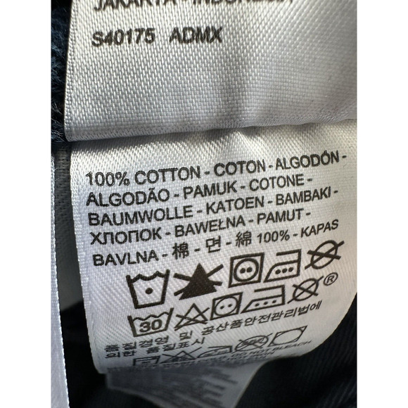 LEVIS 501 Button Fly Straight Leg, Black Label 32x30 Royal Blue, 100% Cotton - Picture 10 of 14